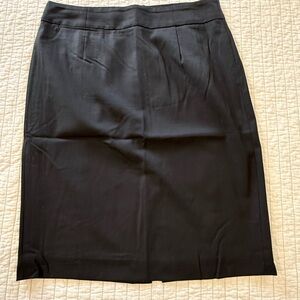 J. Crew Classic Black Pencil Skirt